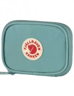 Fjallraven Kanken Card Wallet - Sky Blue G-1000 HeavyDuty Slim Zippered Wallet -Fatbuddha Store kanken card wallet sky blue p31353 120070 medium
