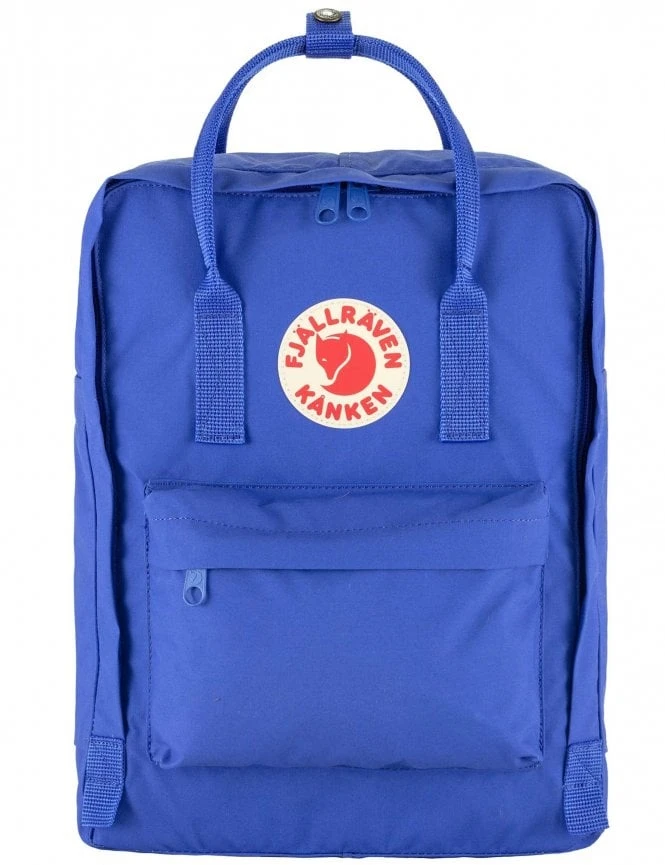 Fjallraven Kanken Classic Cobalt Blue – Reflective Logo Canvas Everyday Backpack 3 Fjallraven Kanken Classic Cobalt Blue – Reflective Logo Canvas Everyday Backpack