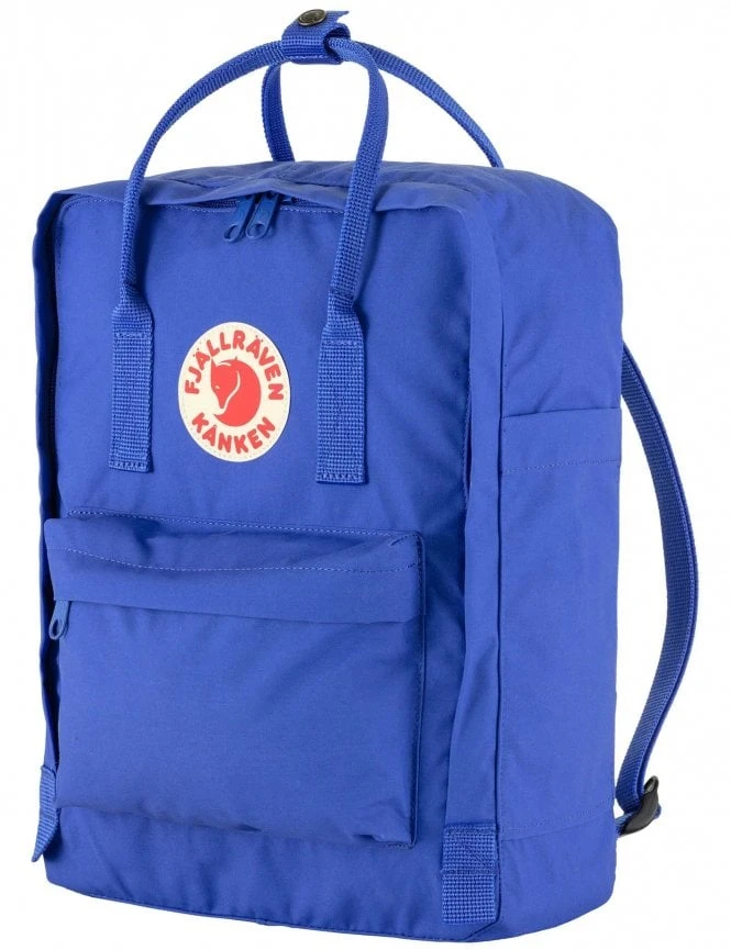 Fjallraven Kanken Classic Cobalt Blue – Reflective Logo Canvas Everyday Backpack 5 Fjallraven Kanken Classic Cobalt Blue – Reflective Logo Canvas Everyday Backpack - Image 3
