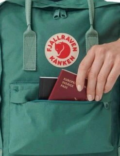 Fjallraven Kanken Classic Backpack Foliage Green & Peach Sand – Water-Resistant Iconic Daypack 11 Fjallraven Kanken Classic Backpack Foliage Green & Peach Sand – Water-Resistant Iconic Daypack -Fatbuddha Store kanken classic backpack foliage green peach sand p35464 116517 medium