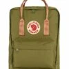 Fjallraven Kanken Classic Backpack Foliage Green & Peach Sand – Water-Resistant Iconic Daypack -Fatbuddha Store kanken classic backpack foliage green peach sand p35464 116522 medium