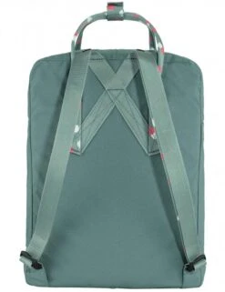 Fjallraven Kanken Classic Backpack - Frost Green with Multi-Color Confetti Pattern Straps -Fatbuddha Store kanken classic backpack frost green confetti pattern p32970 120512 medium