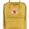 Fjallraven Kanken Classic Backpack in Kanatrell Mustard Yellow - Iconic Durable Square Daypack -Fatbuddha Store kanken classic backpack kanatrell p35117 121357 medium