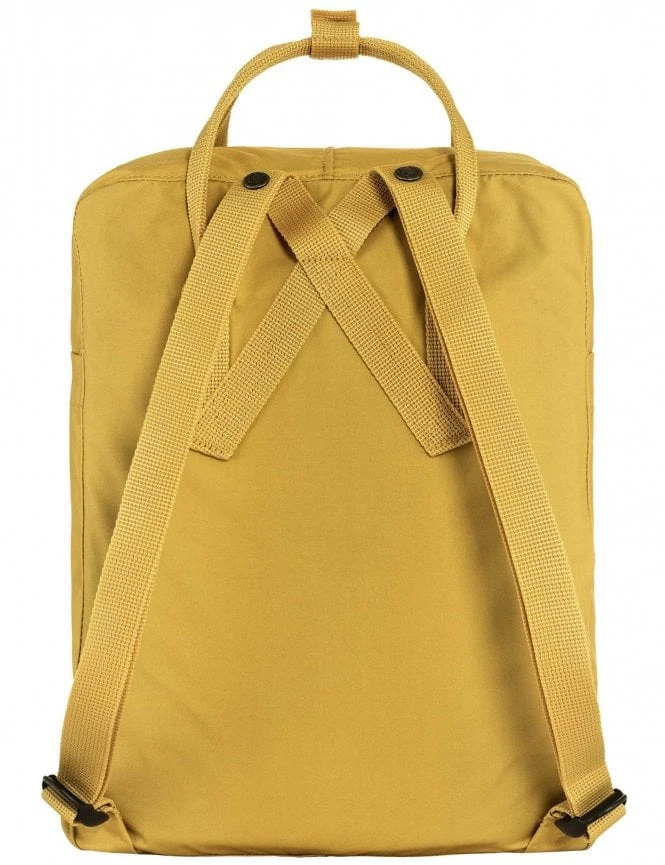 Fjallraven Kanken Classic Backpack in Kanatrell Mustard Yellow - Iconic Durable Square Daypack 4 Fjallraven Kanken Classic Backpack in Kanatrell Mustard Yellow - Iconic Durable Square Daypack - Image 2