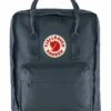 Fjallraven Kanken Classic Backpack - Navy Blue Durable Canvas Daypack