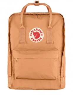 Fjallraven Kanken Classic Backpack - Peach Sand Iconic Canvas Daypack