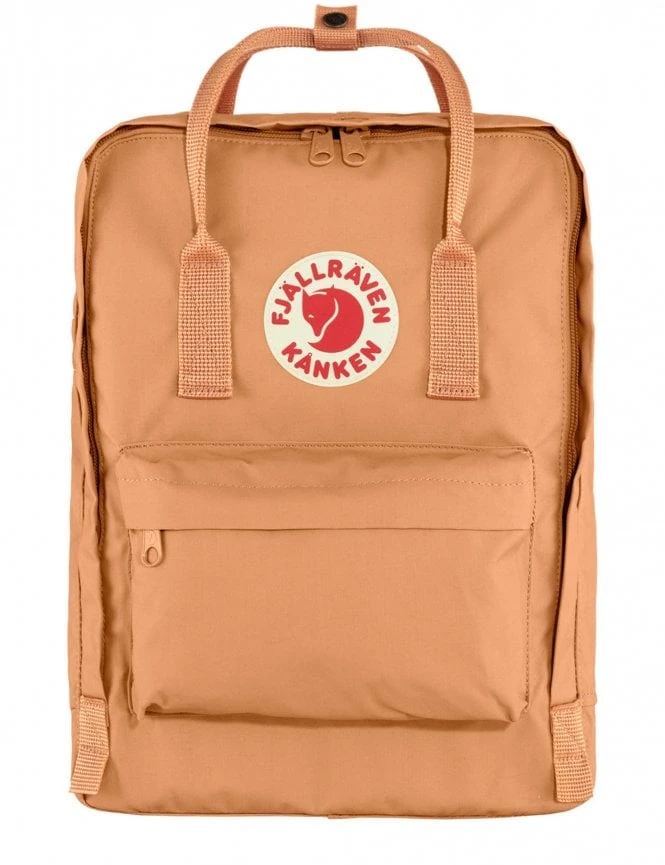 Fjallraven Kanken Classic Backpack - Peach Sand Iconic Canvas Daypack 3 Fjallraven Kanken Classic Backpack - Peach Sand Iconic Canvas Daypack