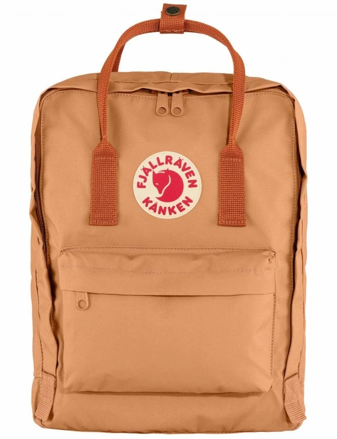 Fjallraven Kanken Classic Rainbow Backpack - Peach Sand and Terracotta Brown 3 Fjallraven Kanken Classic Rainbow Backpack - Peach Sand and Terracotta Brown