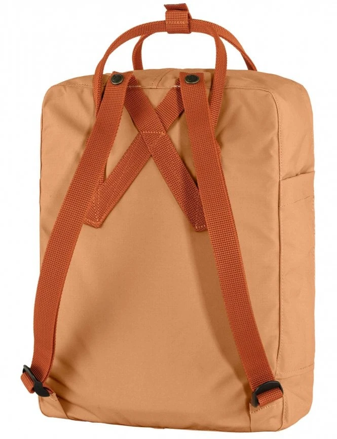 Fjallraven Kanken Classic Rainbow Backpack - Peach Sand and Terracotta Brown 7 Fjallraven Kanken Classic Rainbow Backpack - Peach Sand and Terracotta Brown - Image 5