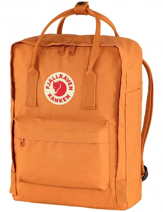 Fjallraven Kanken Spicy Orange - Classic Arctic Fox Logo Water-Resistant Backpack 7 Fjallraven Kanken Spicy Orange - Classic Arctic Fox Logo Water-Resistant Backpack - Image 5