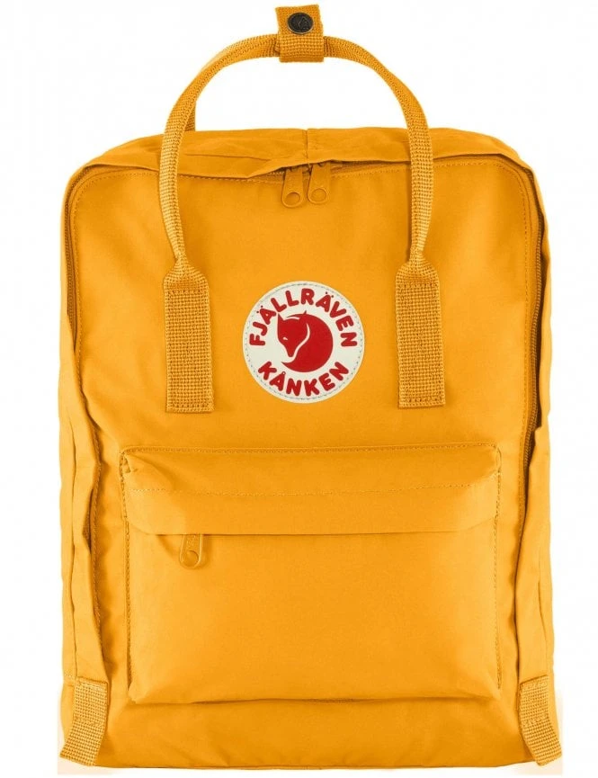 Fjallraven Kanken Classic Backpack in Warm Yellow - Durable Canvas Daily Daypack 3 Fjallraven Kanken Classic Backpack in Warm Yellow - Durable Canvas Daily Daypack