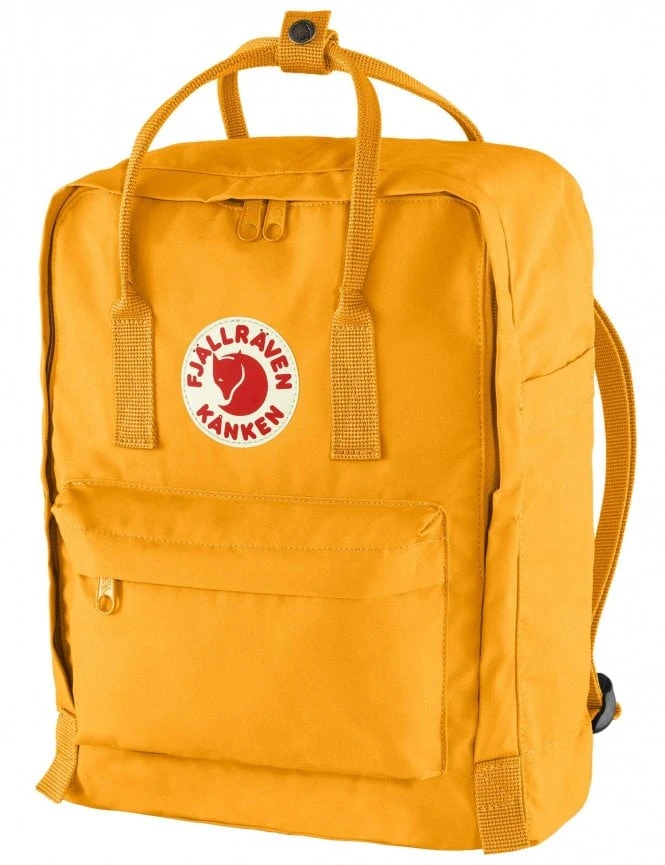 Fjallraven Kanken Classic Backpack in Warm Yellow - Durable Canvas Daily Daypack 7 Fjallraven Kanken Classic Backpack in Warm Yellow - Durable Canvas Daily Daypack - Image 5