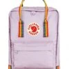 Fjallraven Kanken Classic Rainbow Backpack - Pastel Lavender with Multicolor Straps -Fatbuddha Store kanken classic rainbow backpack pastel lavender p35114 116771 medium