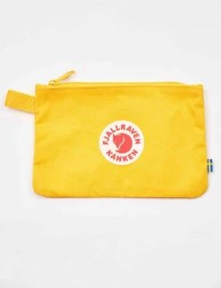 Fjallraven Kanken Gear Pocket in Warm Yellow - Compact Accessory & Tool Organizer