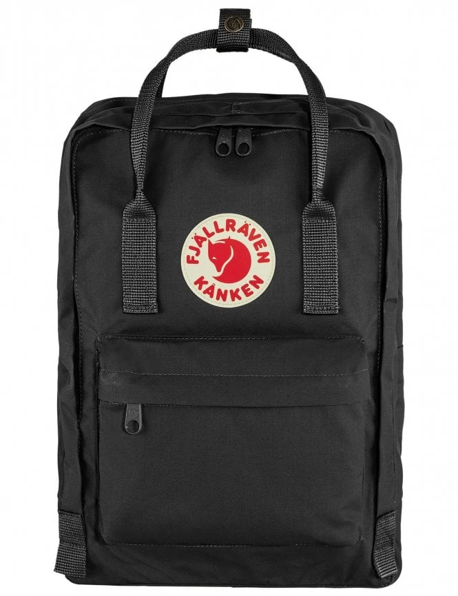 Fjallraven Kanken Laptop 13" Backpack – Black Weatherproof Daily Commuter Bag 3 Fjallraven Kanken Laptop 13" Backpack – Black Weatherproof Daily Commuter Bag