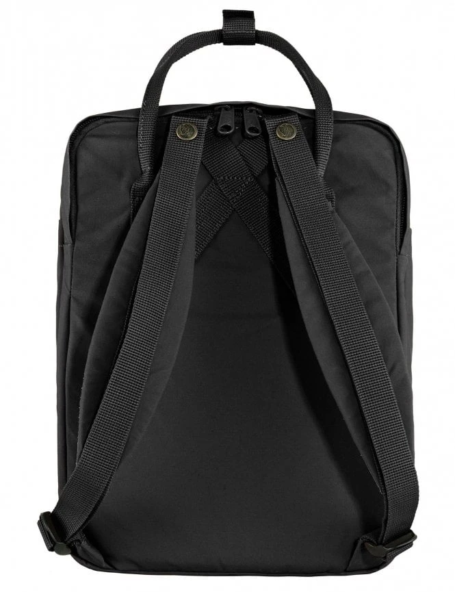Fjallraven Kanken Laptop 13" Backpack – Black Weatherproof Daily Commuter Bag 4 Fjallraven Kanken Laptop 13" Backpack – Black Weatherproof Daily Commuter Bag - Image 2