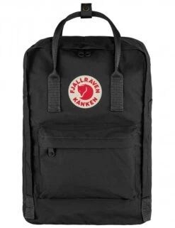 Fjallraven Kanken Laptop 15" Backpack - All Black Classic Scandinavian Tech Bag