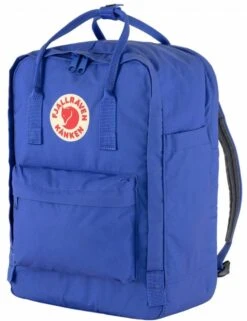Fjallraven Kanken Laptop 15" Cobalt Blue – Reflective Logo Padded Tech Backpack -Fatbuddha Store kanken laptop backpack 15 cobalt blue p36348 122893 medium