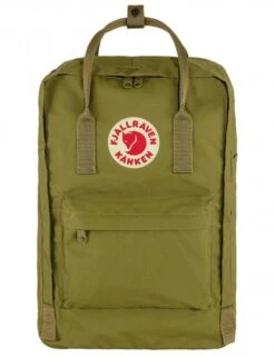 Fjallraven Kanken Laptop 15" Backpack – Foliage Green Water-Resistant Everyday Bag