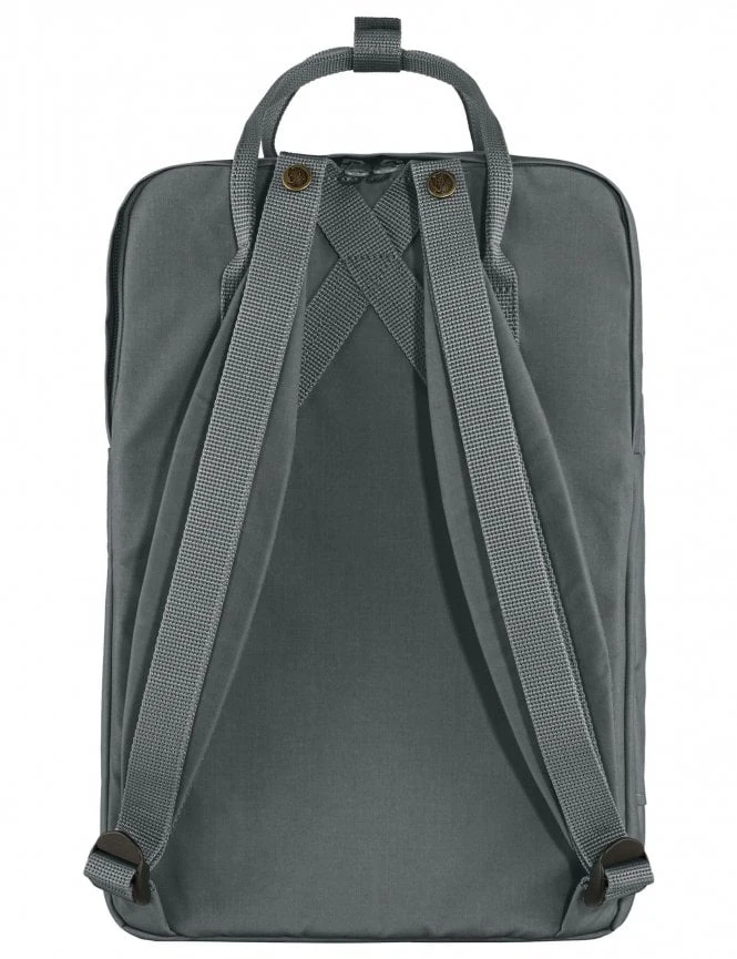 Fjallraven Kanken 15" Laptop Backpack - Super Grey Weatherproof Tech Daypack 4 Fjallraven Kanken 15" Laptop Backpack - Super Grey Weatherproof Tech Daypack - Image 2