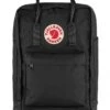 Fjallraven Kanken Laptop 17" Backpack - All Black Weatherproof Tech Bag -Fatbuddha Store kanken laptop backpack 17 black p33478 112516 medium