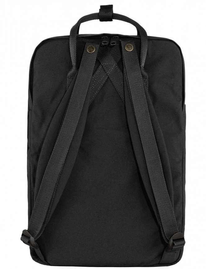 Fjallraven Kanken Laptop 17" Backpack - All Black Weatherproof Tech Bag 4 Fjallraven Kanken Laptop 17" Backpack - All Black Weatherproof Tech Bag - Image 2