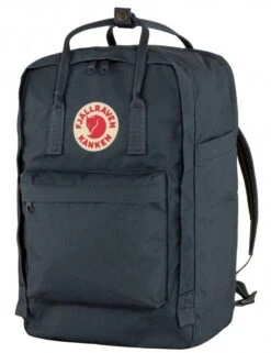 Fjallraven Kanken 17" Laptop Backpack - Navy Blue Water-Resistant Padded Tech Bag -Fatbuddha Store kanken laptop backpack 17 navy p33479 112521 medium