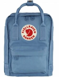 Fjallraven Kanken Mini Backpack Blue Ridge – Lightweight Durable Vinylon F Daypack