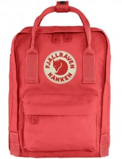 Fjallraven Kanken Mini Backpack - Peach Pink – Compact Water-Resistant Everyday Bag