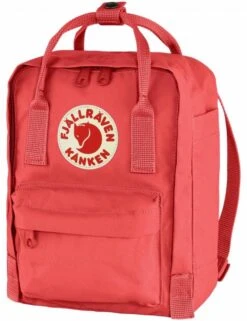 Fjallraven Kanken Mini Backpack - Peach Pink – Compact Water-Resistant Everyday Bag -Fatbuddha Store kanken mini backpack peach pink p25724 119571 medium