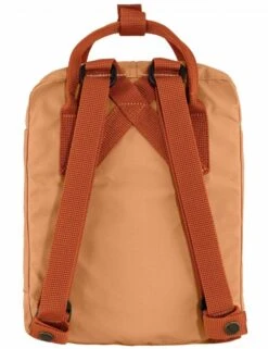 Fjallraven Kanken Mini Backpack – Peach Sand with Terracotta Brown Accents -Fatbuddha Store kanken mini backpack peach sand terracotta brown p32864 119550 medium