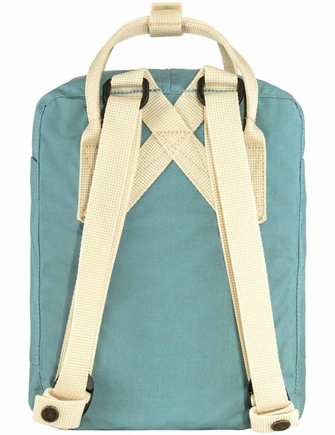 Fjallraven Kanken Mini Backpack - Sky Blue and Light Oak Two-Tone Edition 5 Fjallraven Kanken Mini Backpack - Sky Blue and Light Oak Two-Tone Edition - Image 3