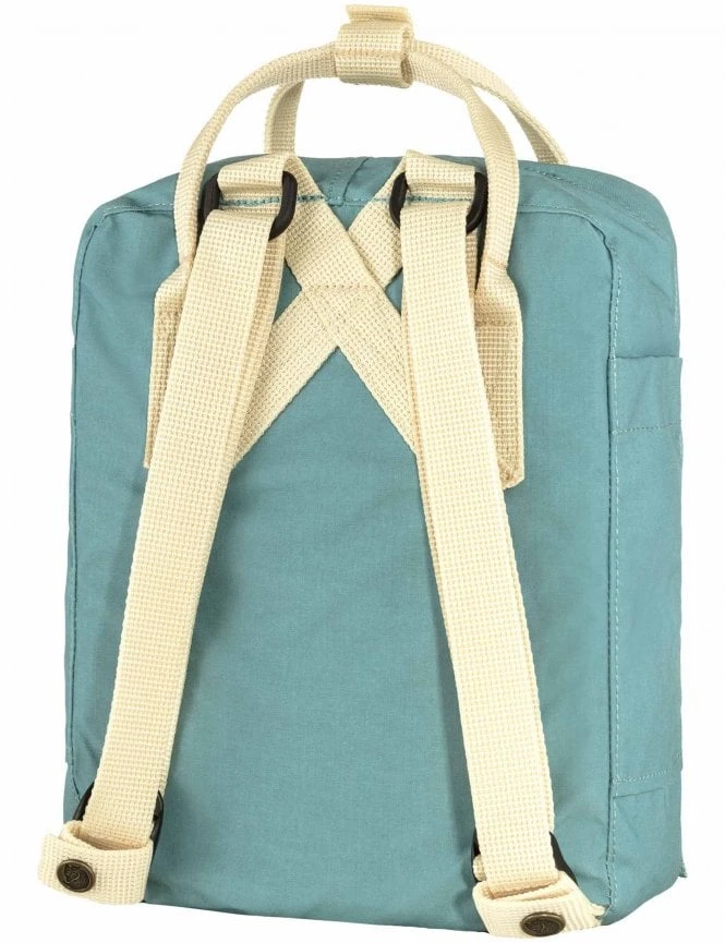 Fjallraven Kanken Mini Backpack - Sky Blue and Light Oak Two-Tone Edition 7 Fjallraven Kanken Mini Backpack - Sky Blue and Light Oak Two-Tone Edition - Image 5
