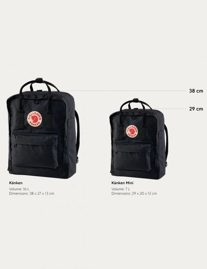 Fjallraven Kanken Mini Backpack - Super Grey Durable Lightweight Everyday Bag 5 Fjallraven Kanken Mini Backpack - Super Grey Durable Lightweight Everyday Bag - Image 3