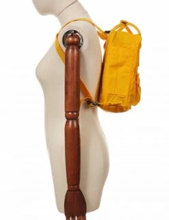 Fjallraven Kanken Mini Backpack - Warm Yellow Durable Vinylon F Daypack -Fatbuddha Store kanken mini backpack warm yellow p29186 101009 medium
