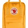Fjallraven Kanken Mini Backpack - Warm Yellow Durable Vinylon F Daypack