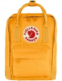 Fjallraven Kanken Mini Backpack - Warm Yellow Durable Vinylon F Daypack