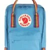 Fjallraven Kanken Mini Air Blue with Rainbow Straps – Iconic Logo Water-Resistant Daypack -Fatbuddha Store kanken mini rainbow backpack air blue rainbow pattern p28155 119720 medium