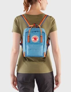 Fjallraven Kanken Mini Rainbow Backpack – Cobalt Blue with Rainbow Straps -Fatbuddha Store kanken mini rainbow backpack cobalt blue p36351 122884 medium
