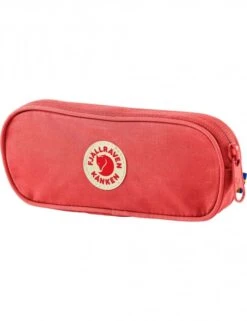 Fjallraven Kanken Pen Case in Peach Pink – Durable Waterproof Zip Stationery Pouch