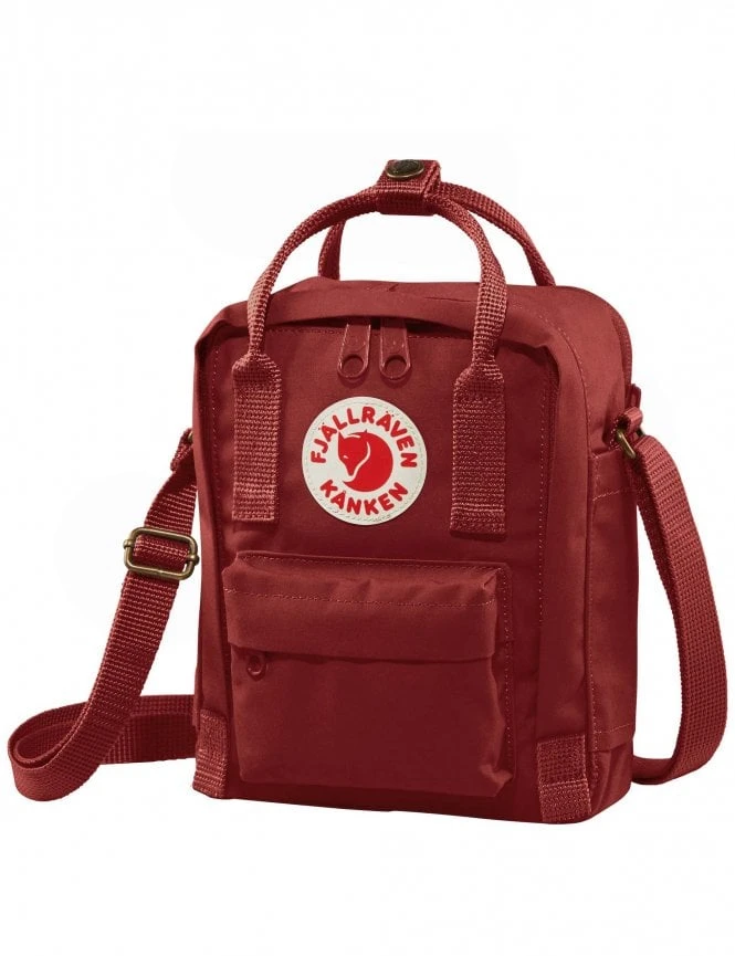 Fjallraven Kanken Sling 2.5L Crossbody Bag - Ox Red Durable Vinylon Shoulder Pack 3 Fjallraven Kanken Sling 2.5L Crossbody Bag - Ox Red Durable Vinylon Shoulder Pack