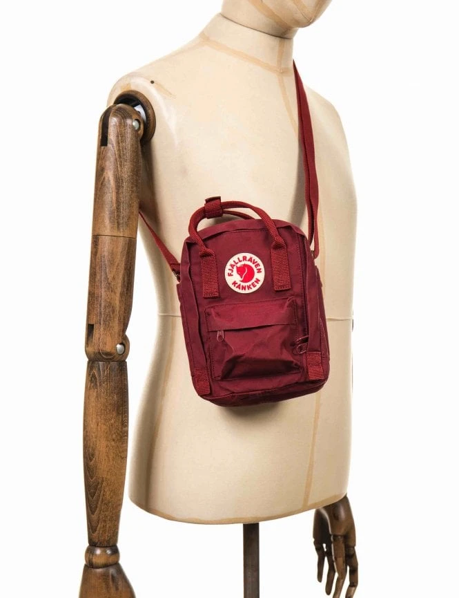 Fjallraven Kanken Sling 2.5L Crossbody Bag - Ox Red Durable Vinylon Shoulder Pack 4 Fjallraven Kanken Sling 2.5L Crossbody Bag - Ox Red Durable Vinylon Shoulder Pack - Image 2