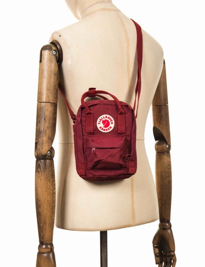 Fjallraven Kanken Sling 2.5L Crossbody Bag - Ox Red Durable Vinylon Shoulder Pack 6 Fjallraven Kanken Sling 2.5L Crossbody Bag - Ox Red Durable Vinylon Shoulder Pack - Image 4