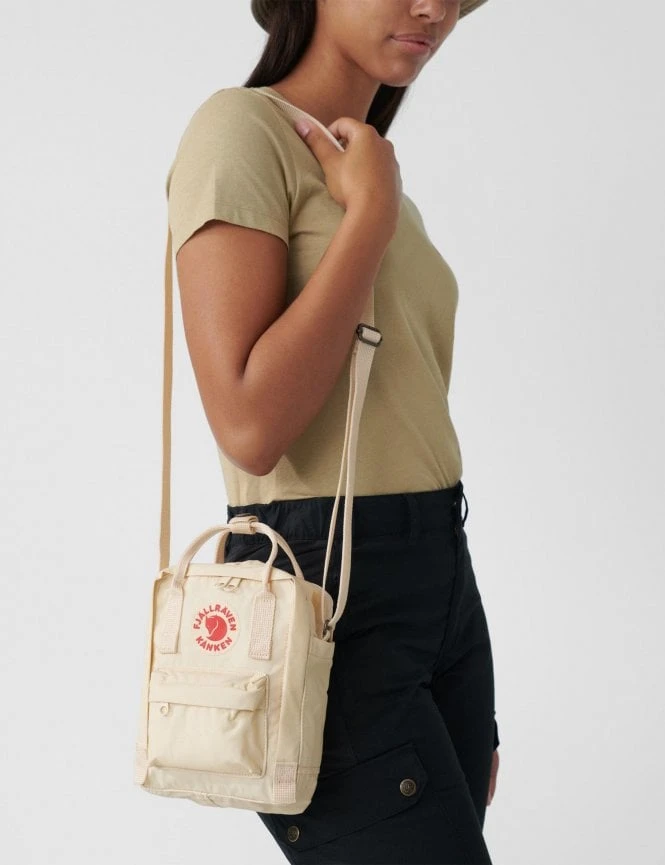Fjallraven Kanken Sling 2.5L Shoulder Bag - Peach Sand - Durable Vinylon Crossbody 4 Fjallraven Kanken Sling 2.5L Shoulder Bag - Peach Sand - Durable Vinylon Crossbody - Image 2