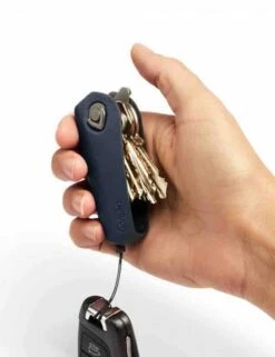 Bellroy Key Case in Basalt - Slim Leather & Polymer Key Organizer (3-5 Keys) -Fatbuddha Store key case basalt p33501 112617 medium