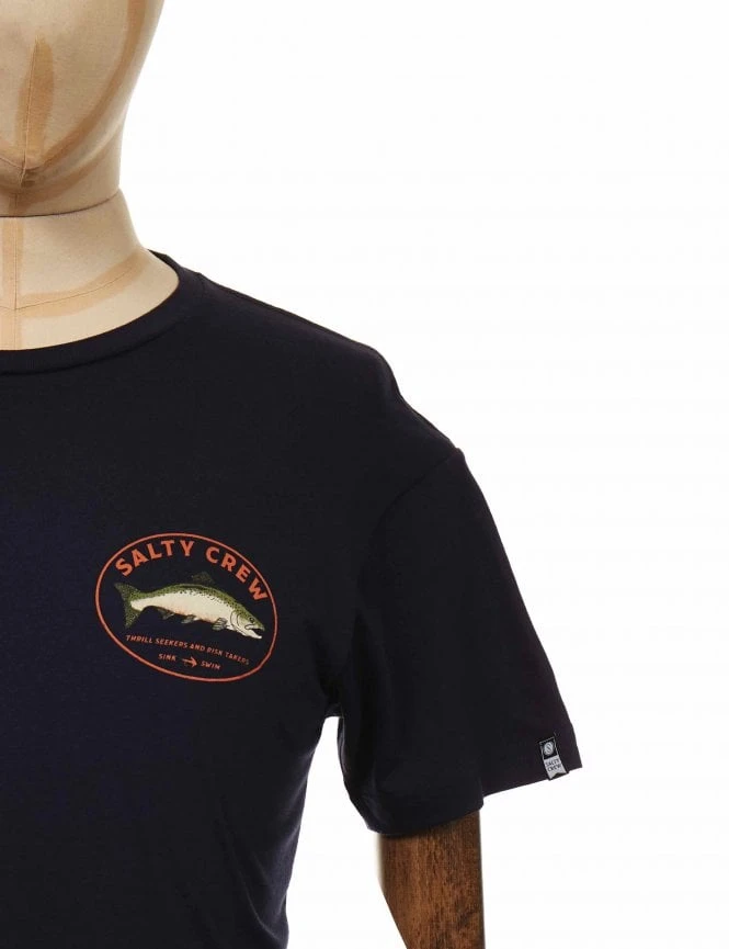 Salty Crew King Sal Premium Tee - Navy 4 Salty Crew King Sal Premium Tee - Navy - Image 2