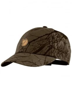 Fjallraven Lappland Camo Cap Dark Olive Camo – G-1000 Silent Eco Curved Bill Strapback
