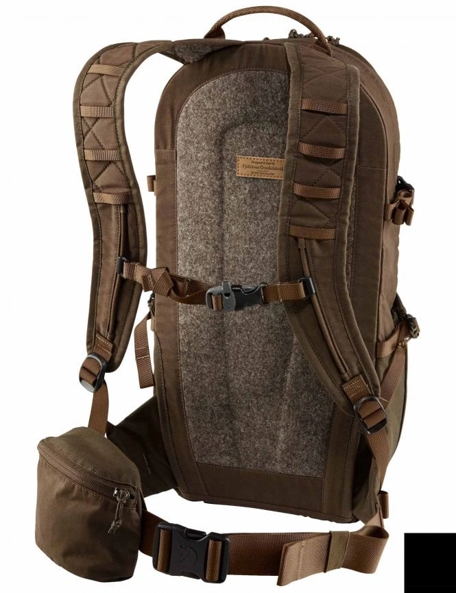Fjallraven Lappland Hiking 15L Backpack - Dark Olive Sustainable Wool Back Plate Daypack 4 Fjallraven Lappland Hiking 15L Backpack - Dark Olive Sustainable Wool Back Plate Daypack - Image 2
