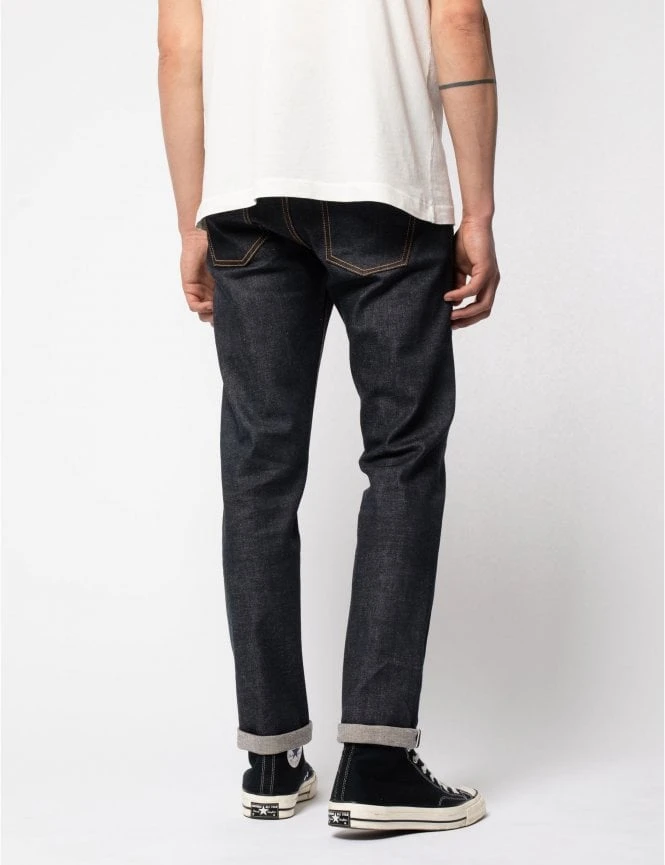 Nudie Jeans Lean Dean Selvedge Jeans - Dry True 6 Nudie Jeans Lean Dean Selvedge Jeans - Dry True - Image 4