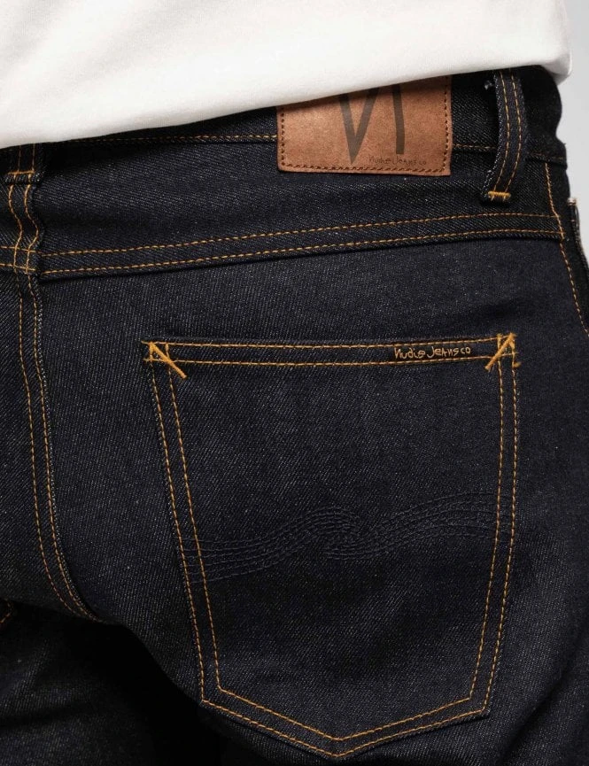 Nudie Jeans Lean Dean Selvedge Jeans - Dry True 7 Nudie Jeans Lean Dean Selvedge Jeans - Dry True - Image 5